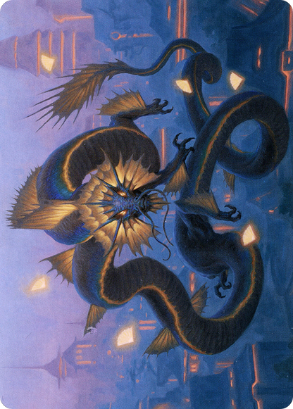 Ao, the Dawn Sky // Ao, the Dawn Sky  [Neon Dynasty Art Series] (Borderless) Foil