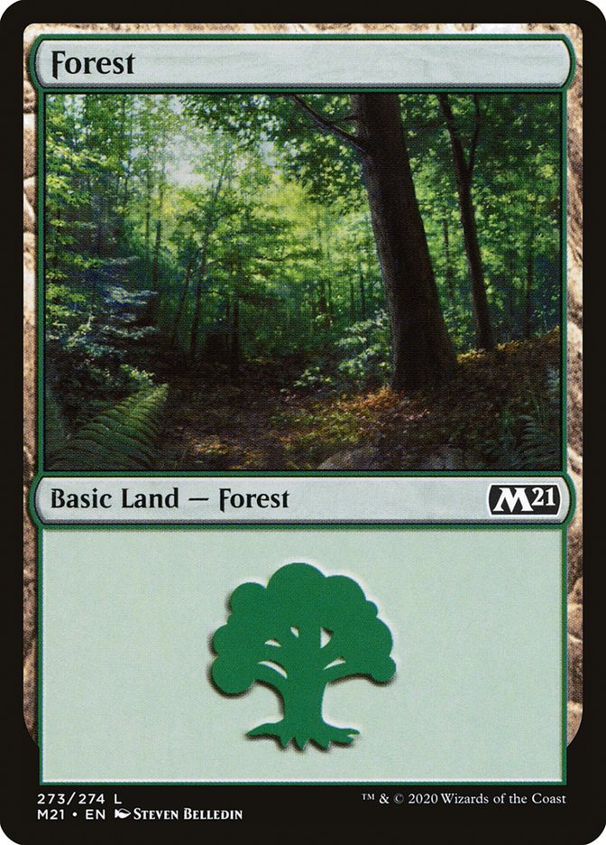 Forest (273) [Core Set 2021] Foil
