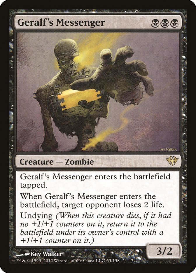 Geralf's Messenger [Dark Ascension] Foil