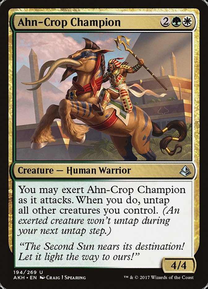 Ahn-Crop Champion [Amonkhet] Foil