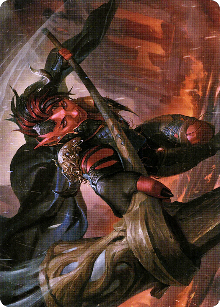 Karlach, Fury of Avernus // Karlach, Fury of Avernus  [Battle for Baldur's Gate Art Series] (Borderless) Foil
