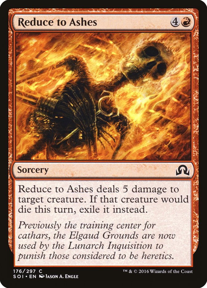 Reduce to Ashes [Shadows over Innistrad] Foil