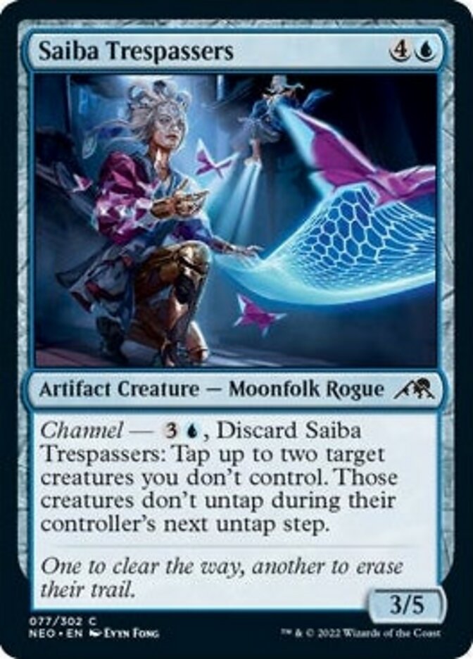 Saiba Trespassers [Kamigawa: Neon Dynasty] Foil