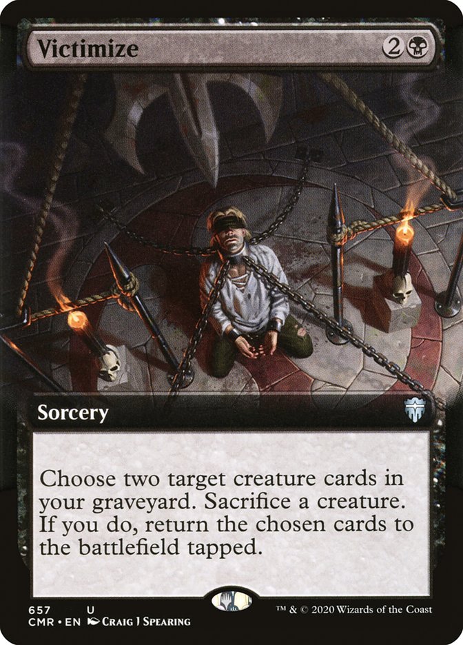 Victimize (Extended Art) [Commander Legends] Foil