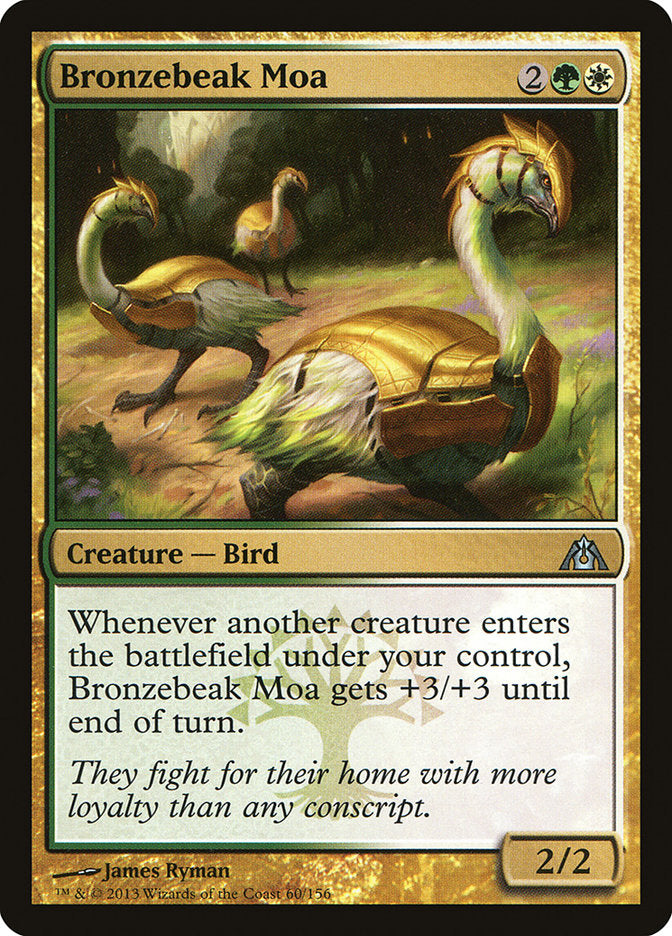 Bronzebeak Moa [Dragon's Maze] Foil
