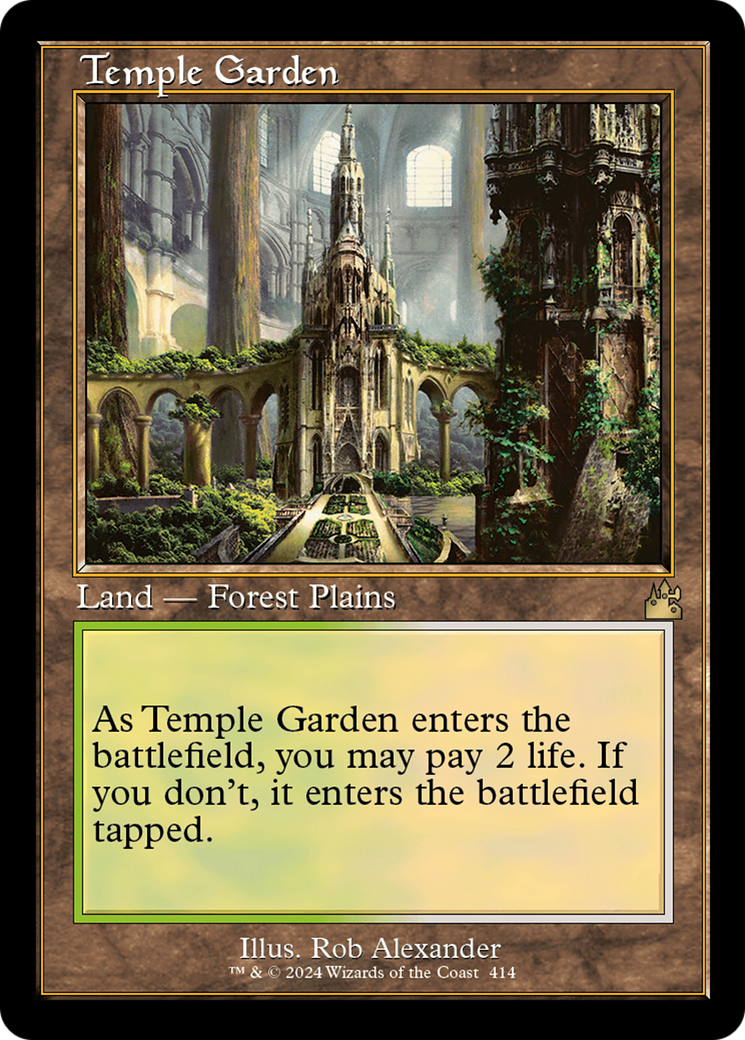Temple Garden (Retro) [Ravnica Remastered] Foil