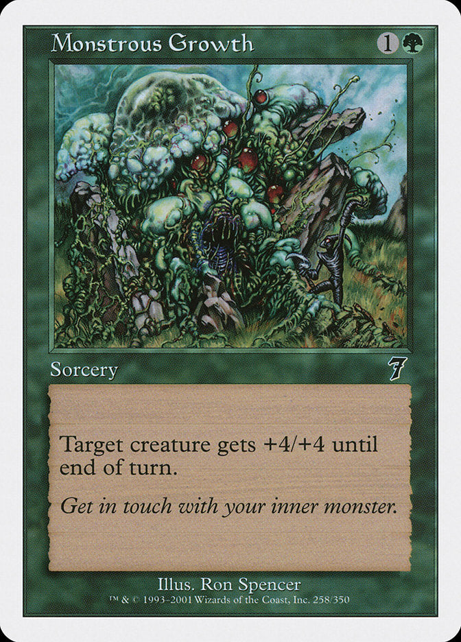 Monstrous Growth [Seventh Edition] Foil