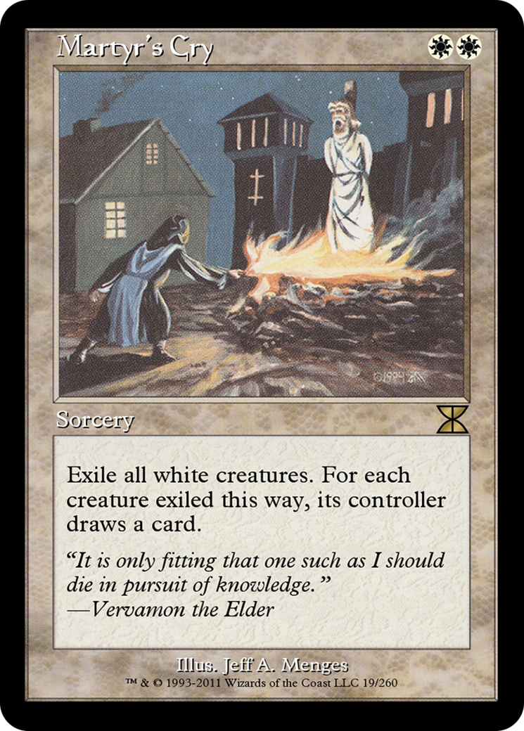 Martyr's Cry  [Masters Edition IV] Foil