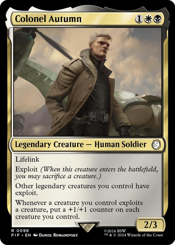 Colonel Autumn  [Fallout]