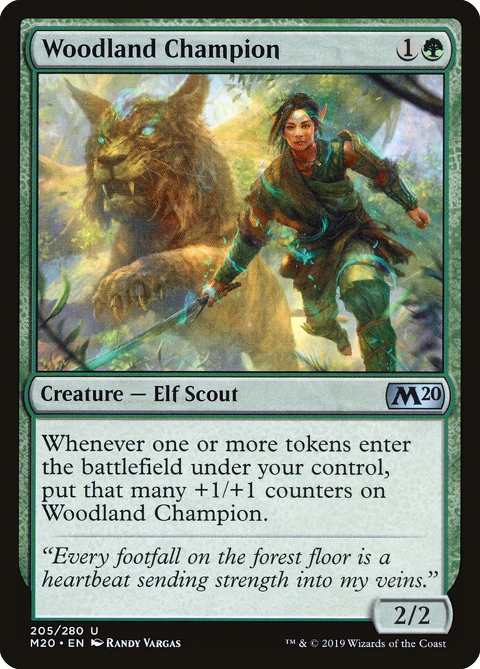Woodland Champion [Core Set 2020] Foil