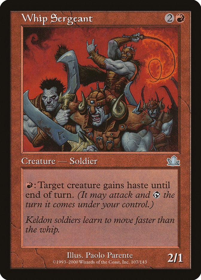 Whip Sergeant [Prophecy] Foil