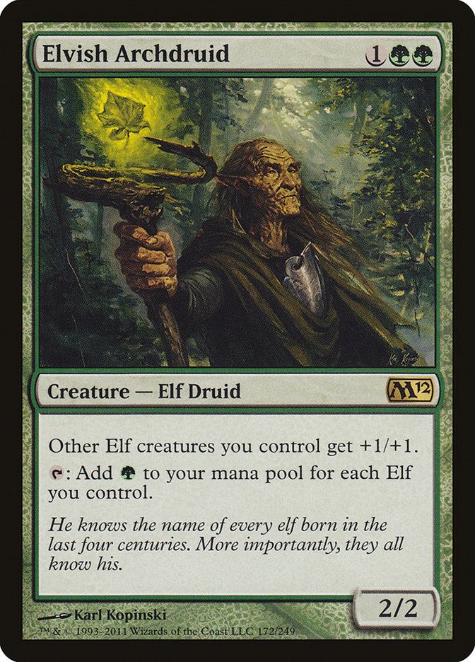 Elvish Archdruid [Magic 2012] Foil