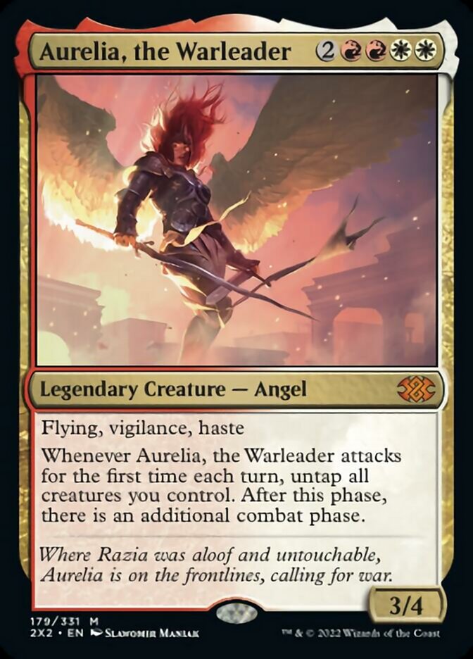 Aurelia, the Warleader [Double Masters 2022] Foil