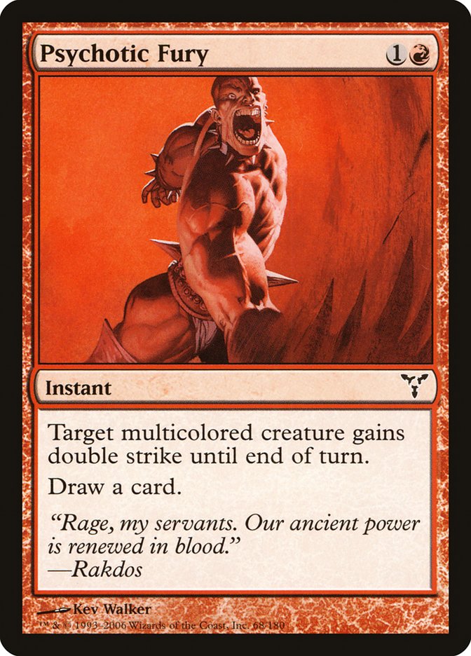 Psychotic Fury [Dissension] Foil