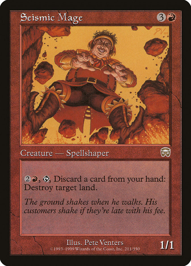 Seismic Mage [Mercadian Masques] Foil