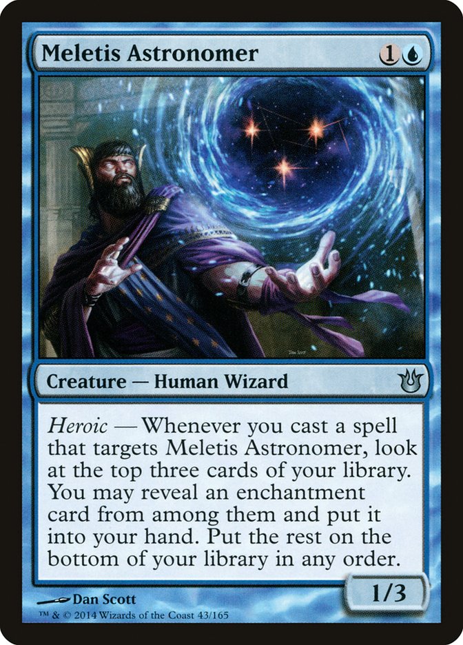 Meletis Astronomer [Born of the Gods] Foil
