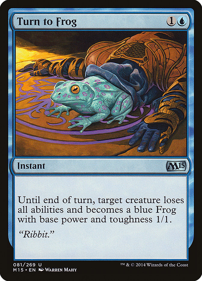 Turn to Frog [Magic 2015] Foil
