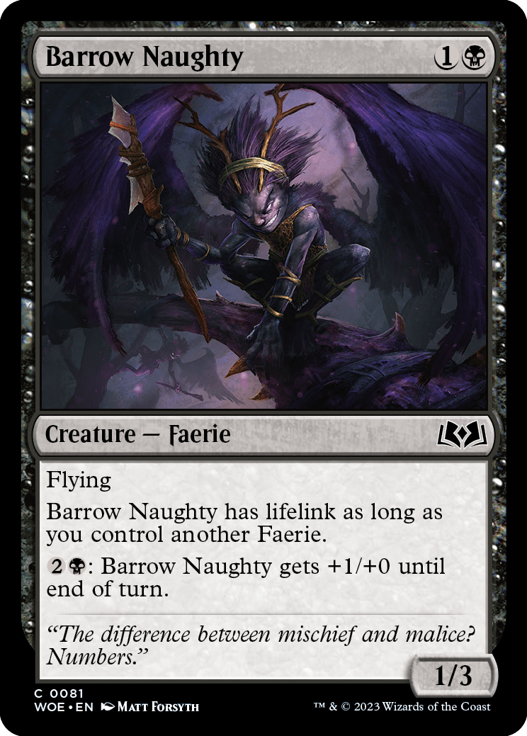 Barrow Naughty [Wilds of Eldraine] Foil