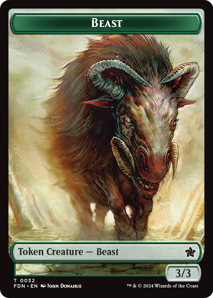 Beast  [Foundations Tokens] Foil