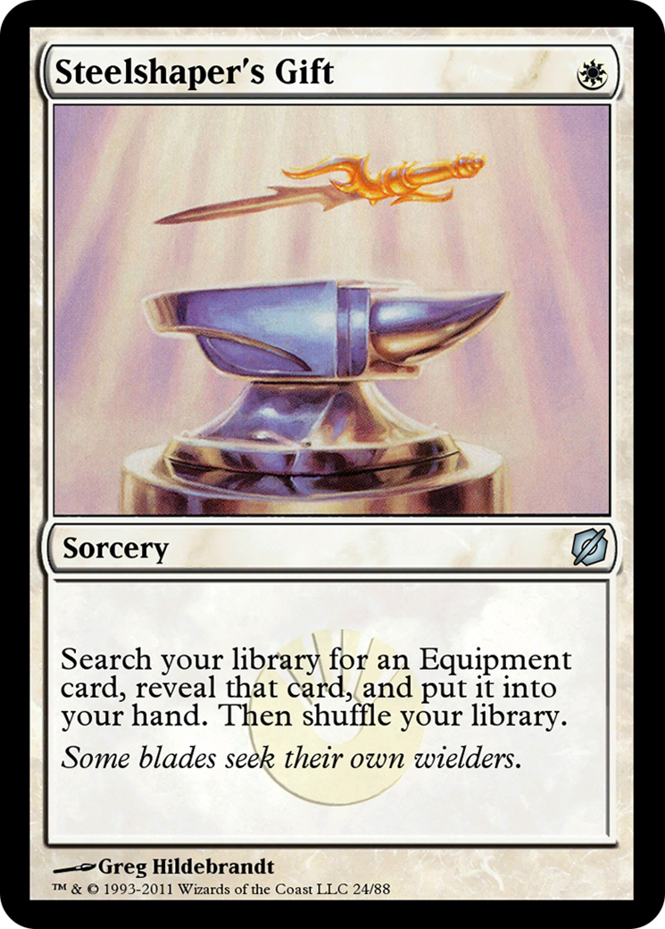 Steelshaper's Gift  [Duel Decks: Mirrodin Pure vs. New Phyrexia]