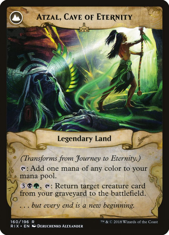 Journey to Eternity // Atzal, Cave of Eternity [Rivals of Ixalan] Foil