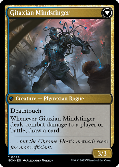Aetherblade Agent // Gitaxian Mindstinger [March of the Machine] Foil