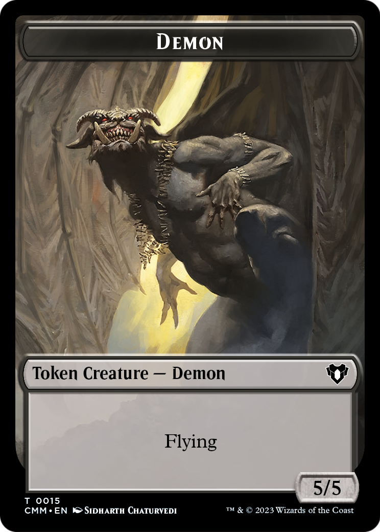 Demon  [Commander Masters Tokens] Foil