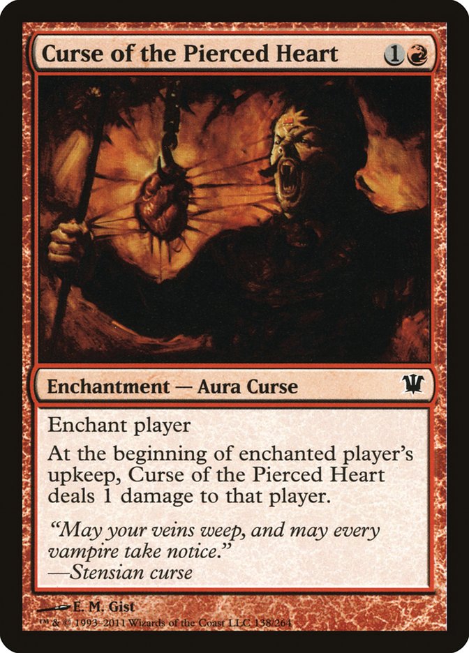 Curse of the Pierced Heart [Innistrad] Foil