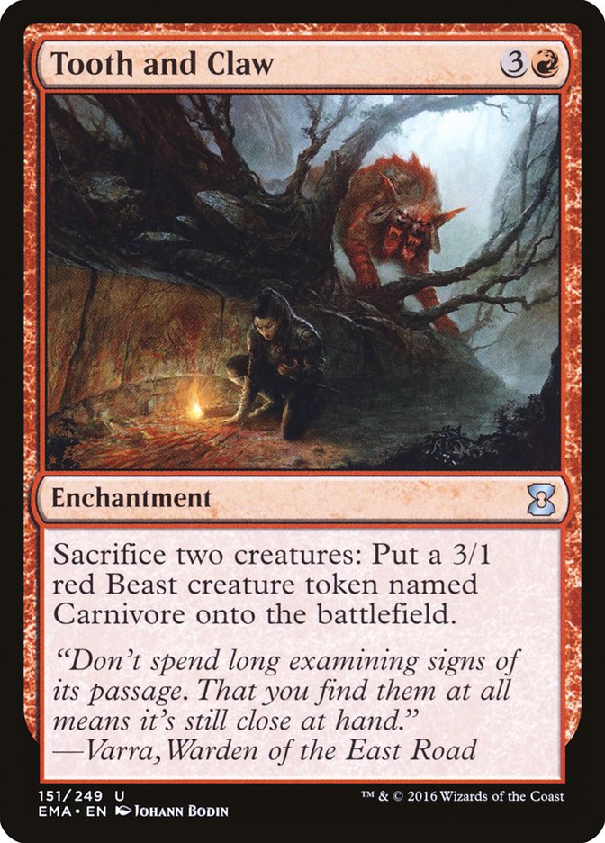 Tooth and Claw [Eternal Masters] Foil