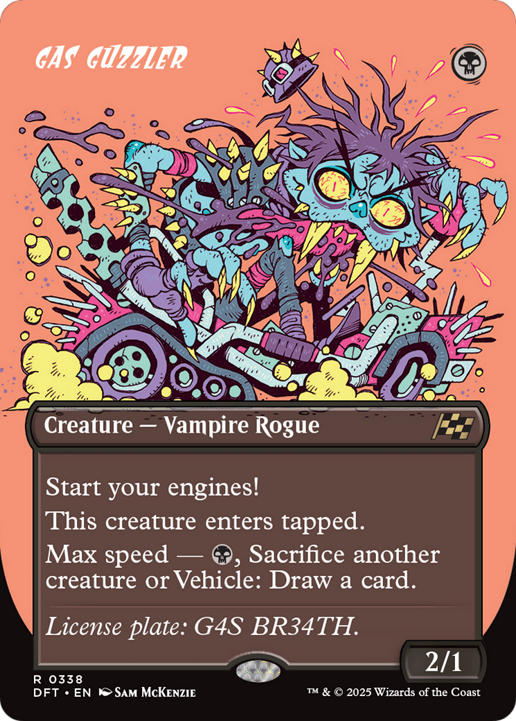 Gas Guzzler (Borderless) [Aetherdrift] Foil