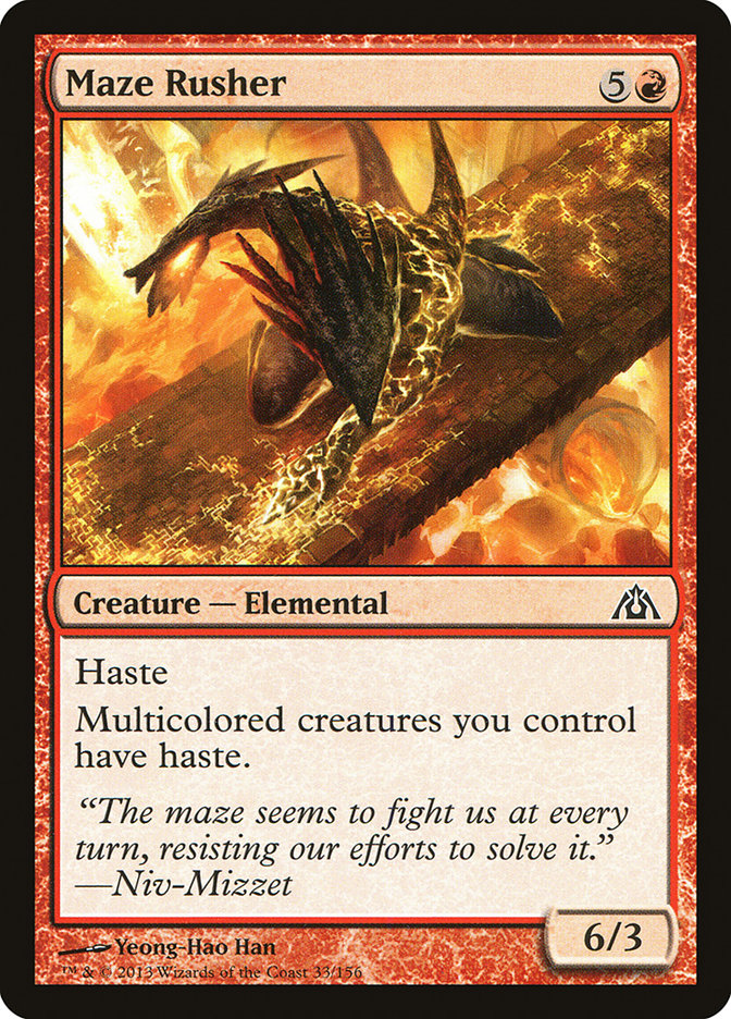 Maze Rusher [Dragon's Maze] Foil