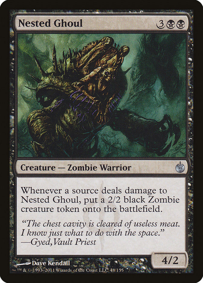 Nested Ghoul [Mirrodin Besieged] Foil