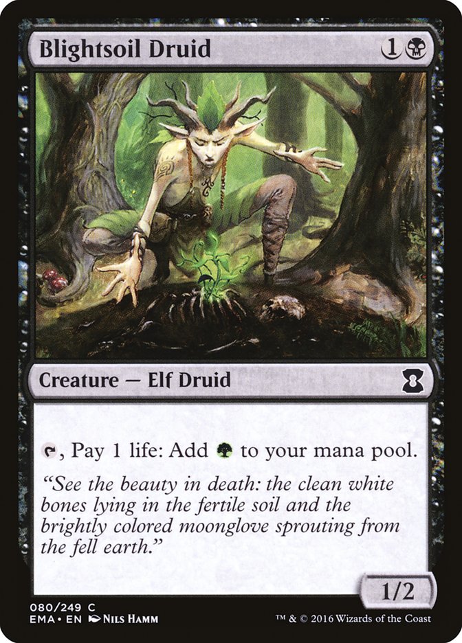 Blightsoil Druid [Eternal Masters] Foil