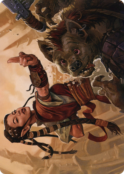 Half-Elf Monk // Half-Elf Monk  [Adventures in the Forgotten Realms Art Series] (Borderless)
