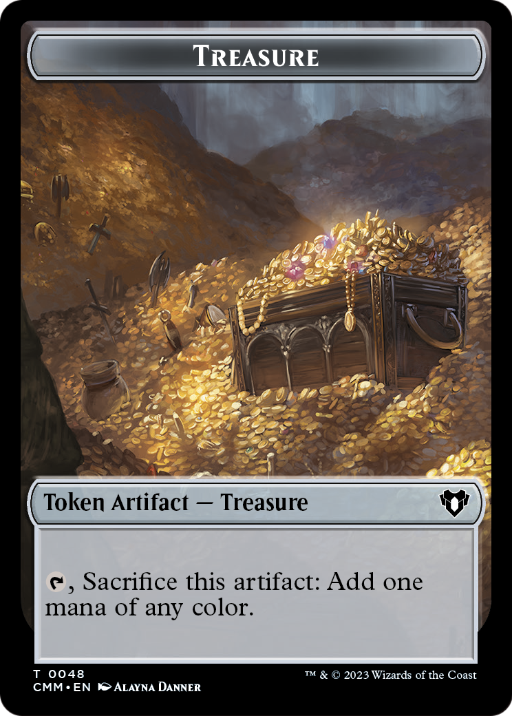 Treasure  [Commander Masters Tokens] Foil