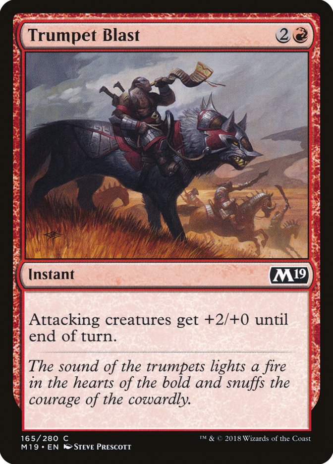 Trumpet Blast [Core Set 2019] Foil