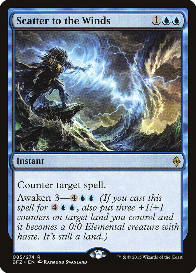 Scatter to the Winds [Battle for Zendikar] Foil