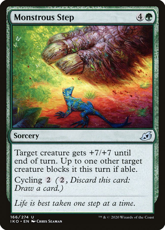 Monstrous Step [Ikoria: Lair of Behemoths] Foil