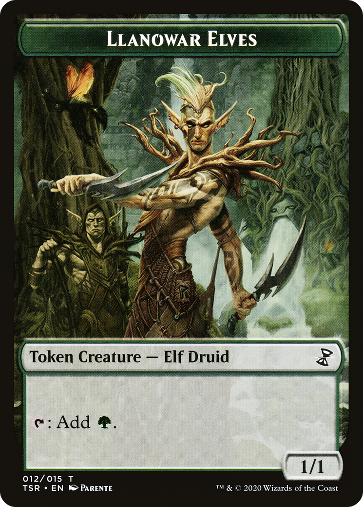 Llanowar Elves  [Time Spiral Remastered Tokens]