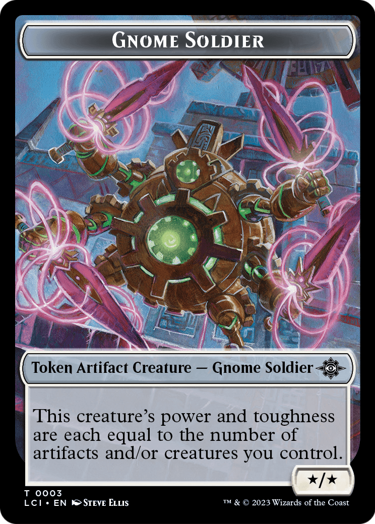 Gnome Soldier  [The Lost Caverns of Ixalan Tokens] Foil