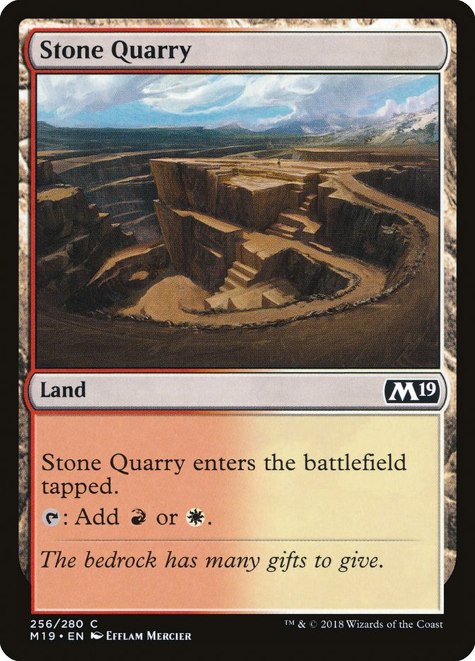 Stone Quarry [Core Set 2019] Foil