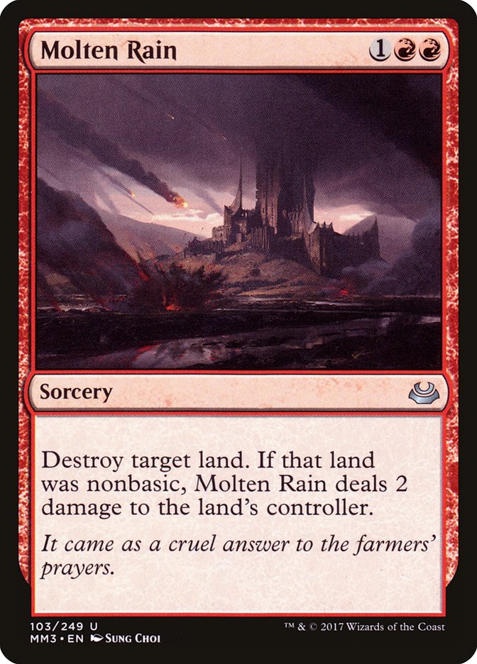 Molten Rain [Modern Masters 2017] Foil