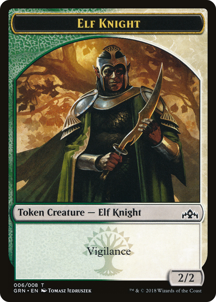 Saproling // Elf Knight  [GRN Guild Kit Tokens]
