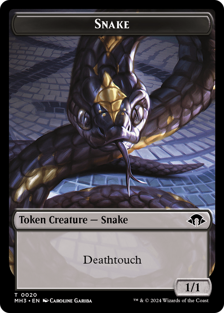 Servo // Snake Double-Sided Token [Modern Horizons 3 Tokens]