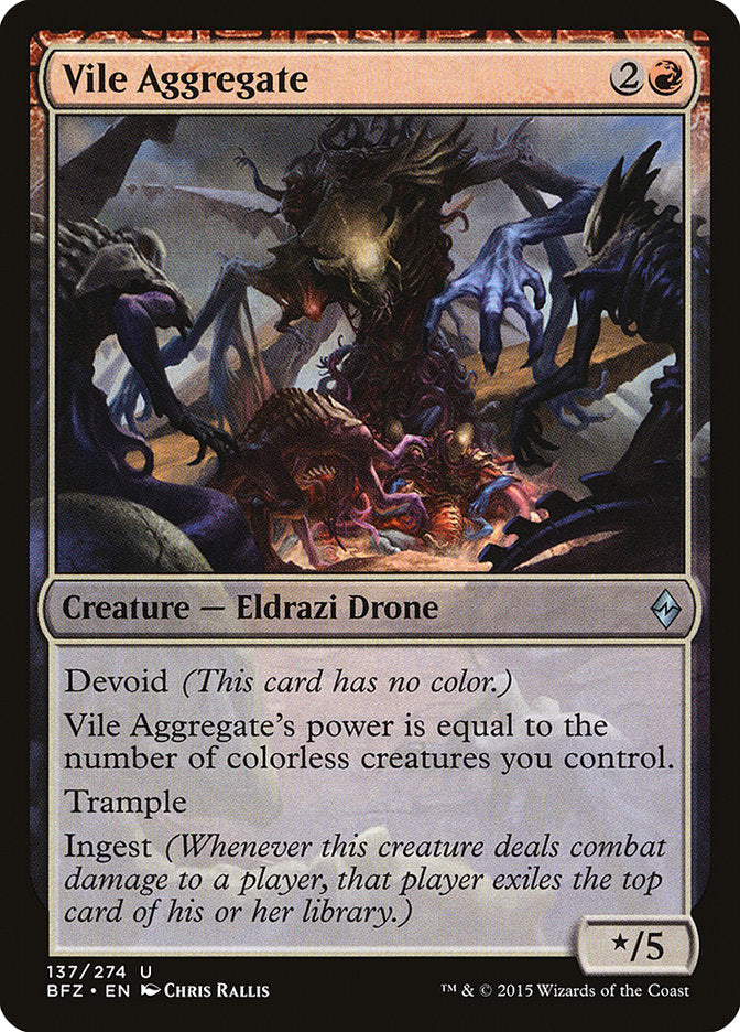 Vile Aggregate [Battle for Zendikar] Foil