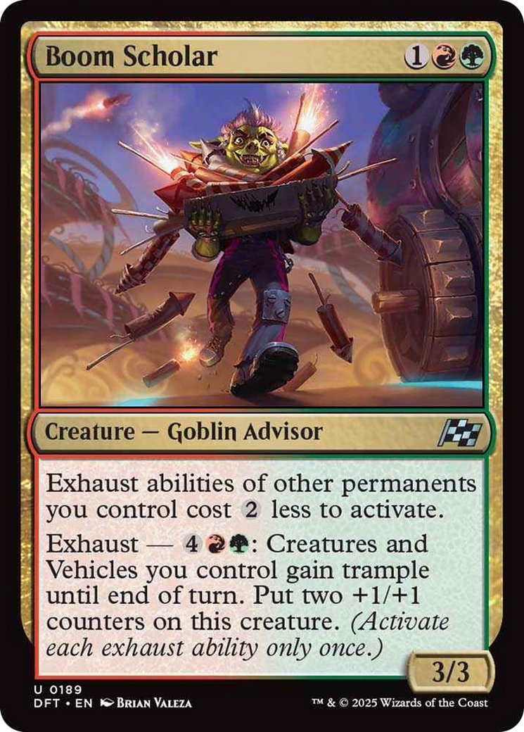 Boom Scholar [Aetherdrift] Foil