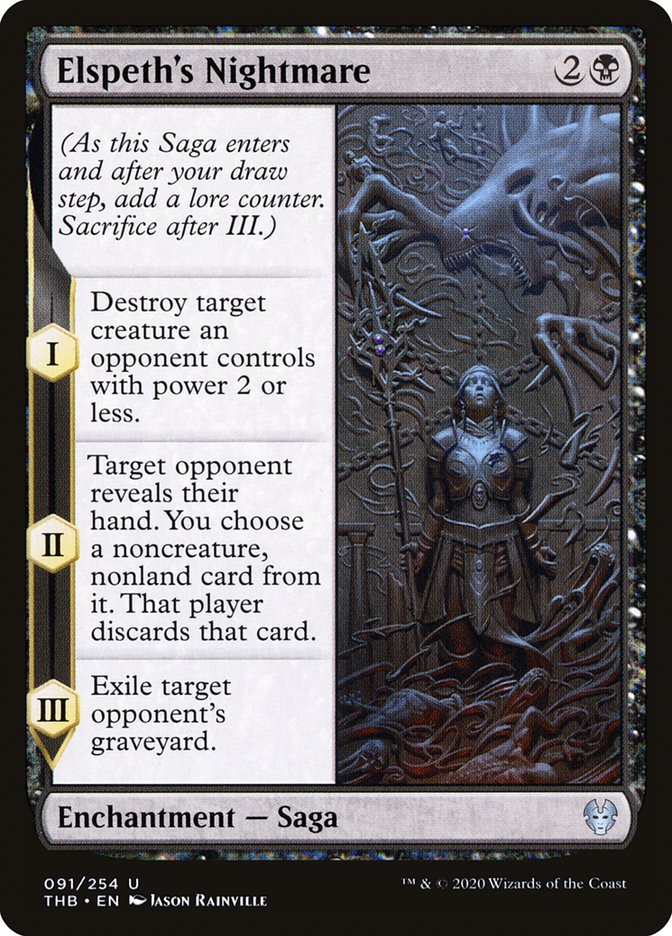 Elspeth's Nightmare [Theros Beyond Death] Foil