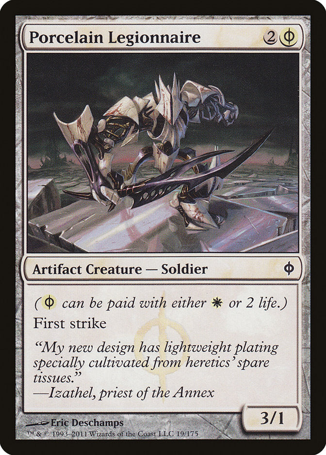 Porcelain Legionnaire [New Phyrexia] Foil
