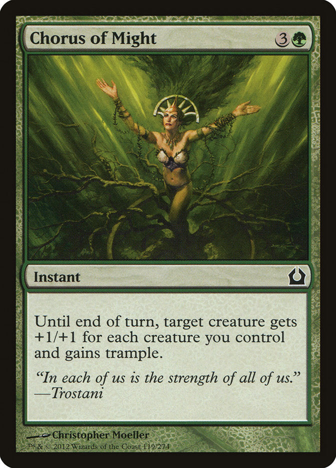 Chorus of Might [Return to Ravnica] Foil