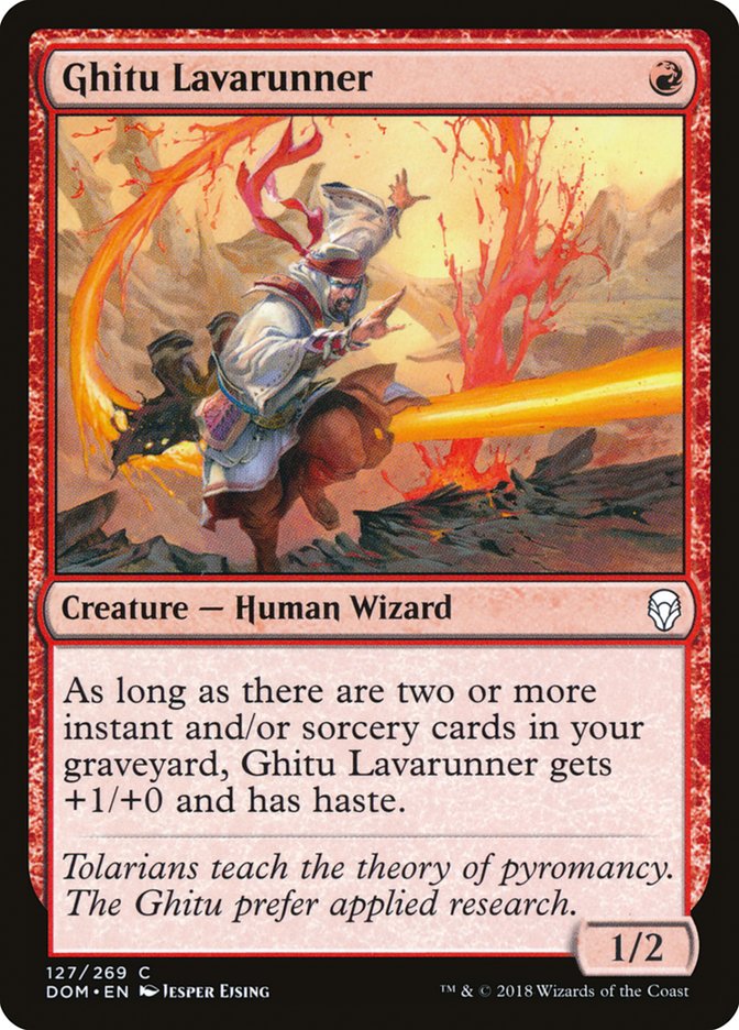 Ghitu Lavarunner [Dominaria] Foil